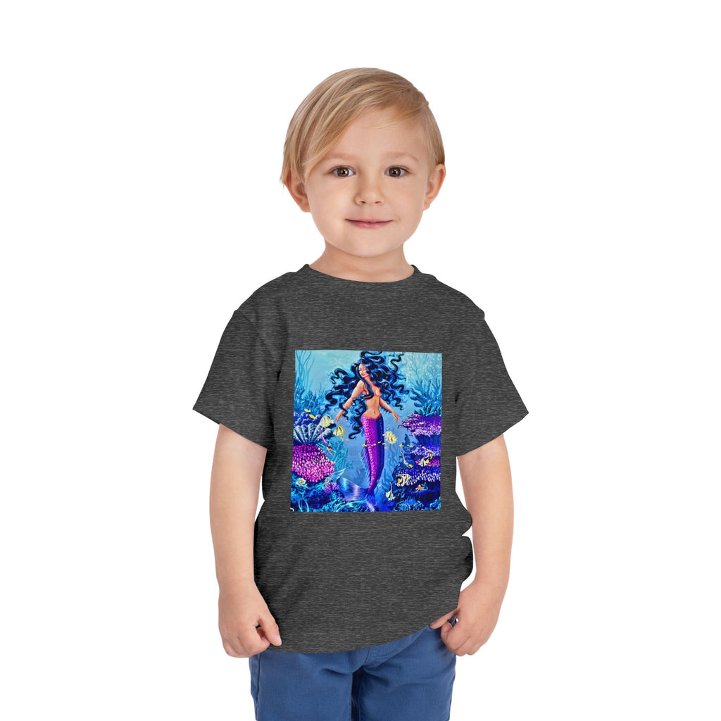 Mermaid Toddler Tee — Colorful Underwater Ocean Playtop