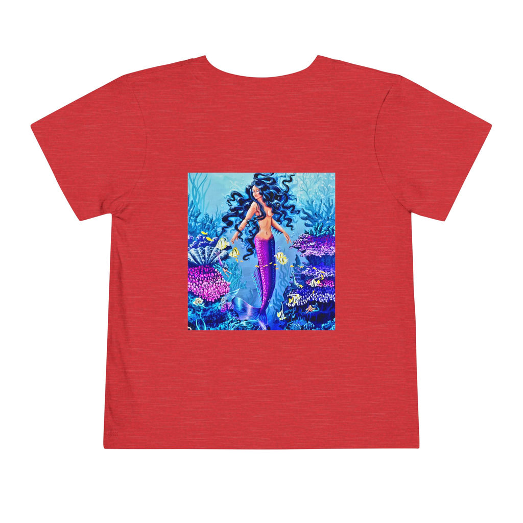 Mermaid Toddler Tee — Colorful Underwater Ocean Playtop