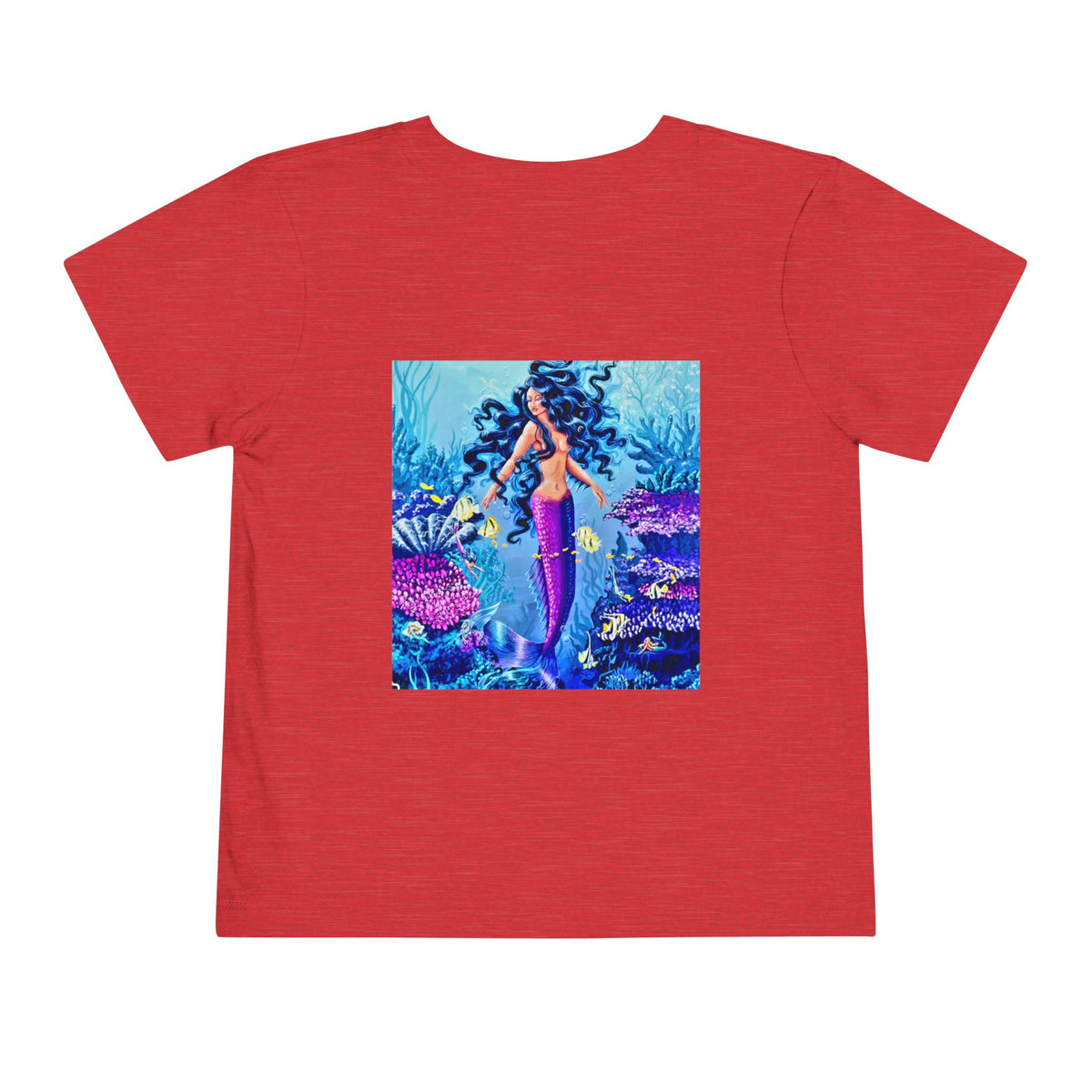 Mermaid Toddler Tee — Colorful Underwater Ocean Playtop