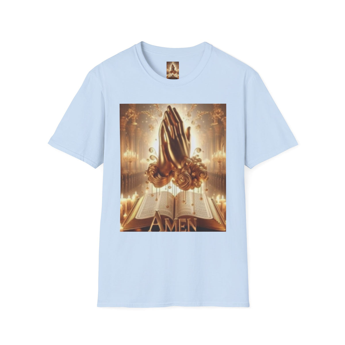 Prayer Hands T‑Shirt – "Amen" Spiritual Faith Tee