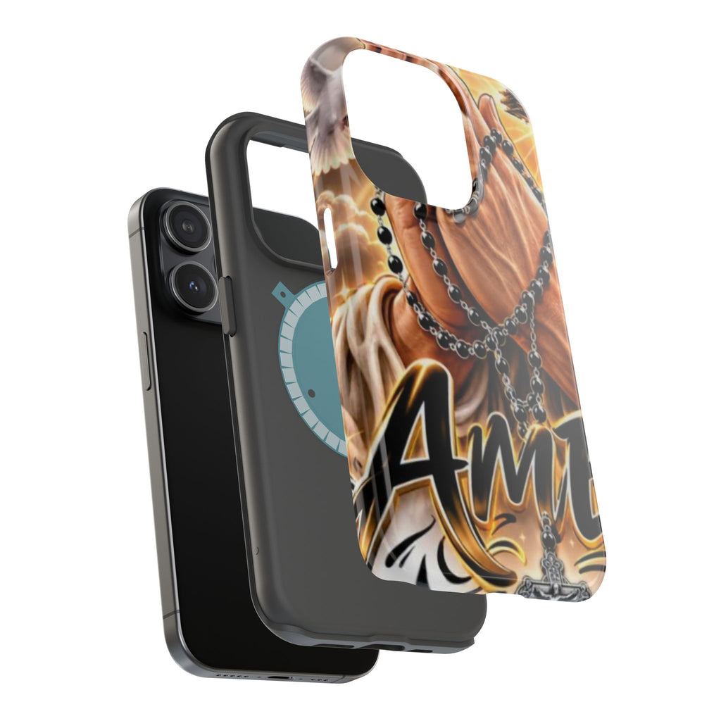 Praying Hands Rosary Magnetic Impact Phone Case