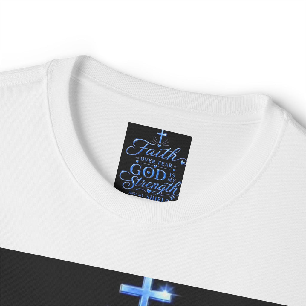 Faith Over Fear Tee — "God is My Strength" Christian T‑Shirt