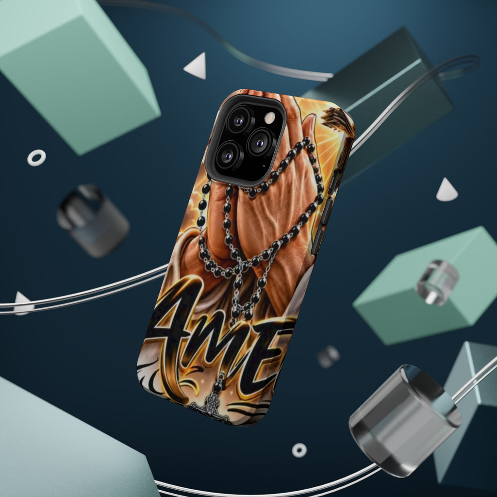 Praying Hands Rosary Magnetic Impact Phone Case