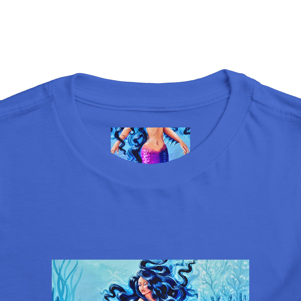 Mermaid Toddler Tee — Colorful Underwater Ocean Playtop