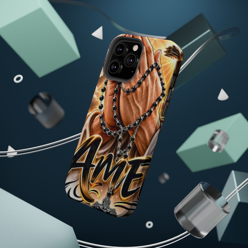 Praying Hands Rosary Magnetic Impact Phone Case