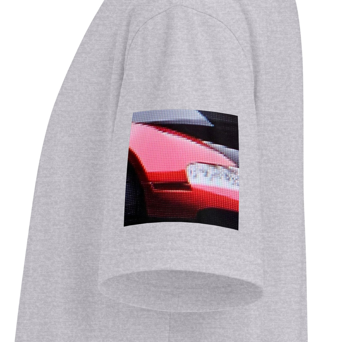Sports Car Drift Tee — Red Smoke Road Graphic T-Shirt
