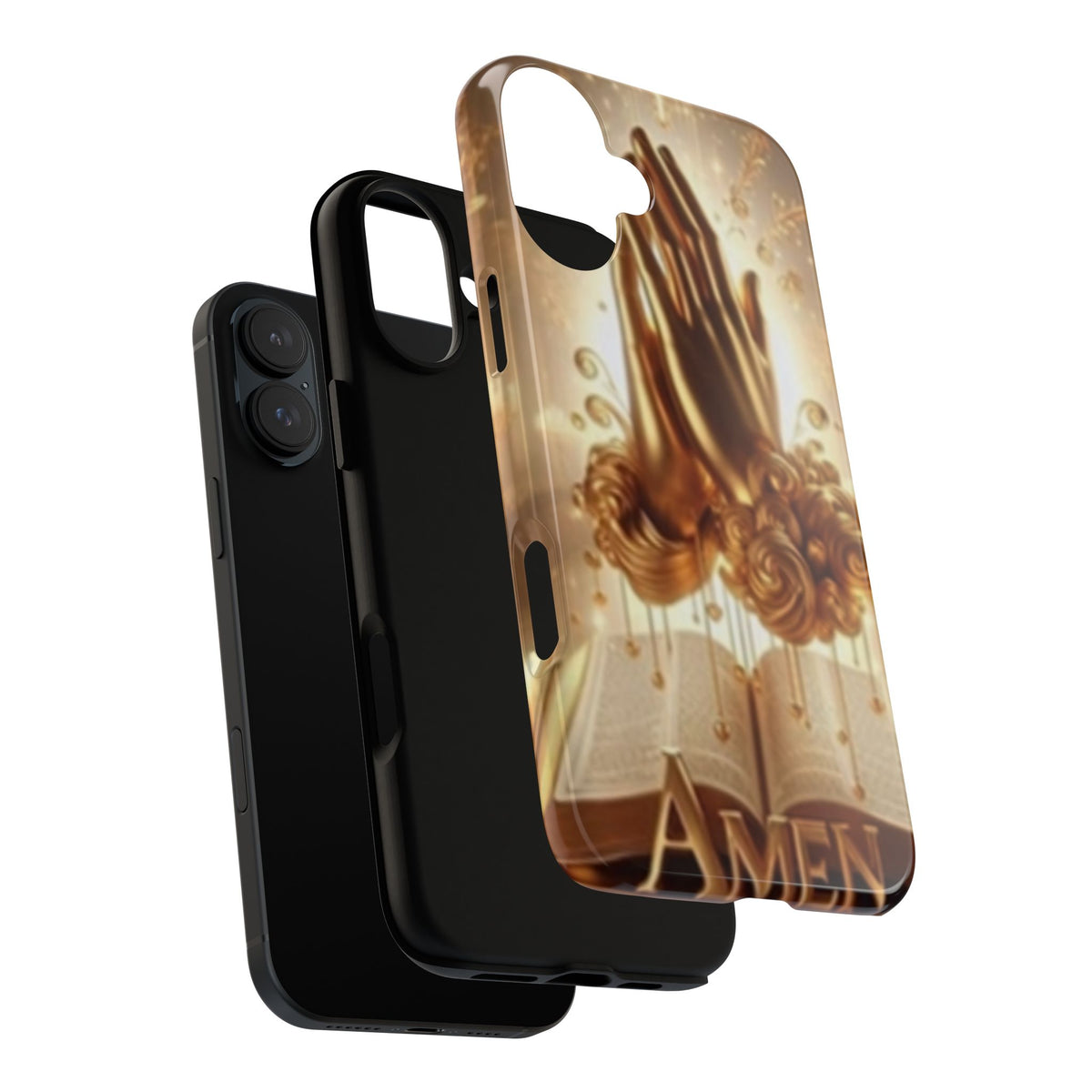 Prayer Hands 'Amen' Phone Case - Religious Christian iPhone Case