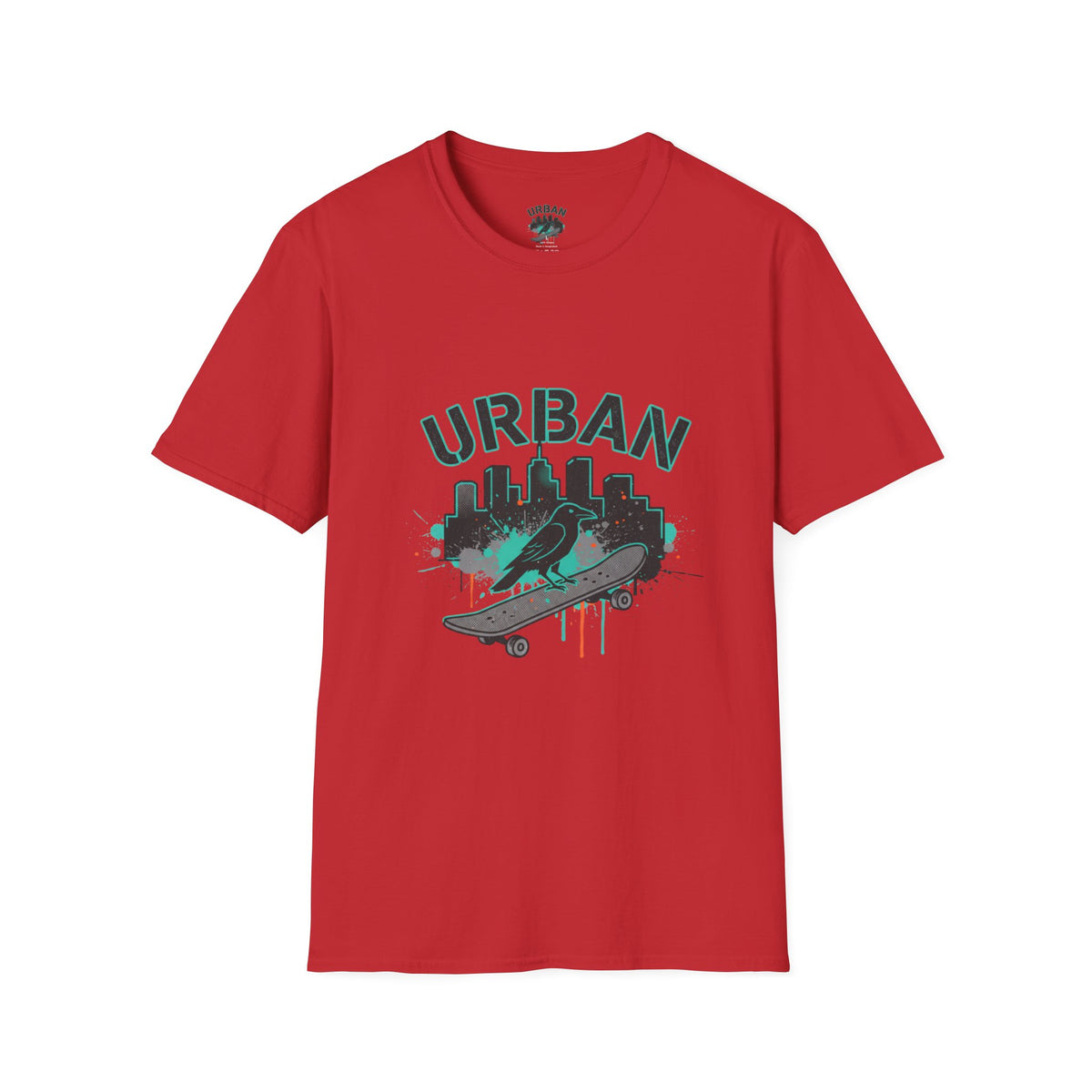 Urban Skateboard T-Shirt — City Skyline Skate Crew Tee
