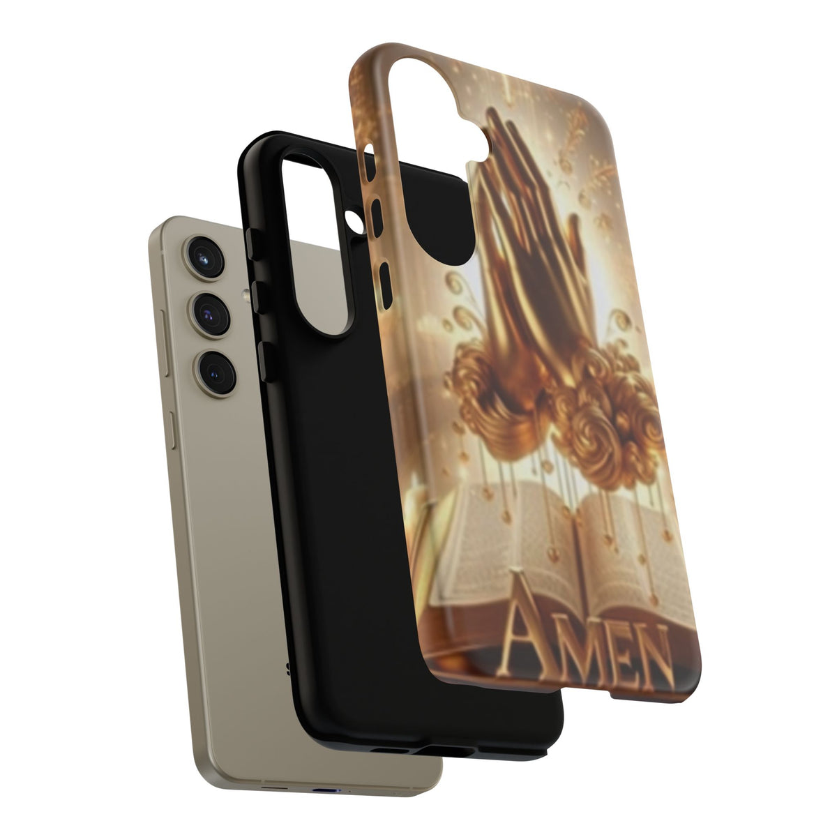 Prayer Hands 'Amen' Phone Case - Religious Christian iPhone Case