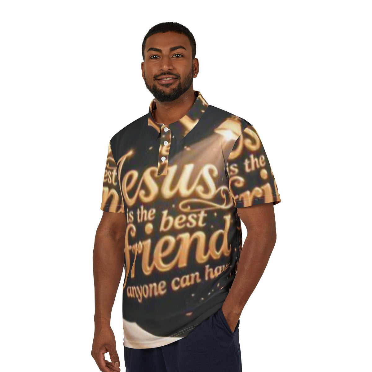 Jesus Is the Best Friend Polo Shirt