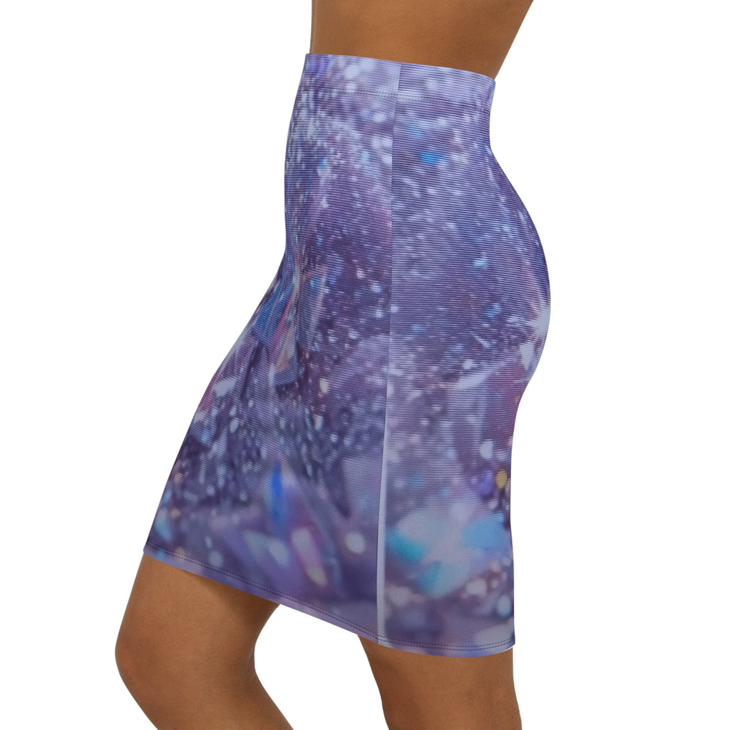 Women's Mid-Waist Pencil Skirt (AOP)