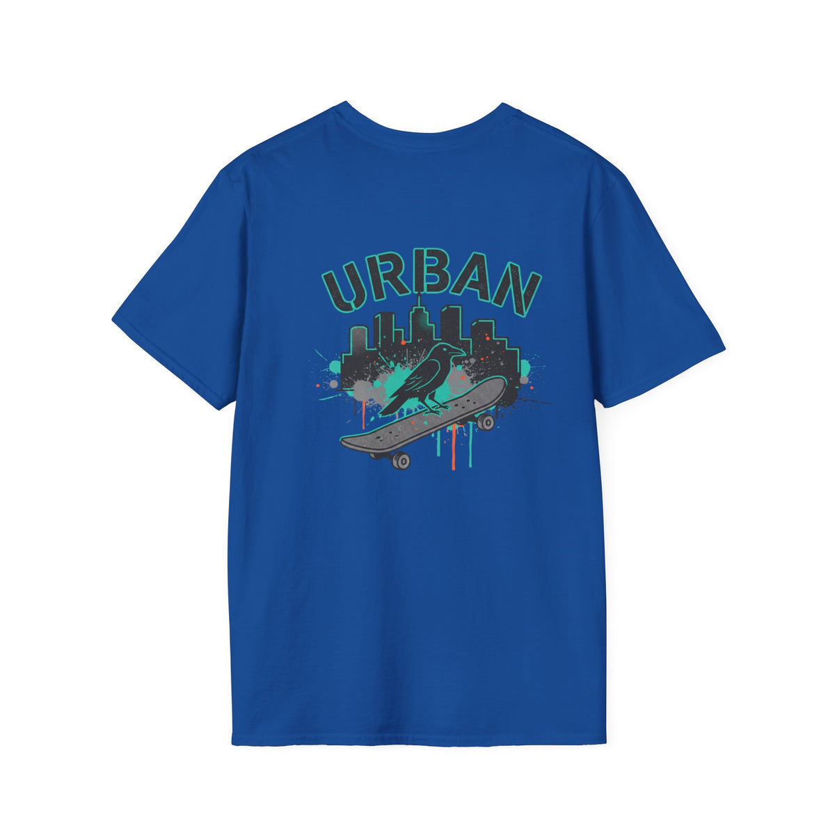 Urban Skateboard T-Shirt — City Skyline Skate Crew Tee