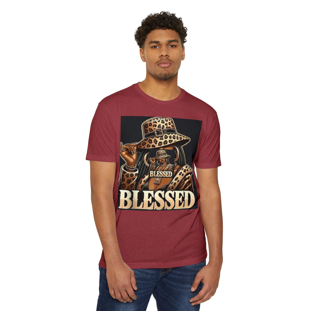 Blessed Leopard Hat T-Shirt