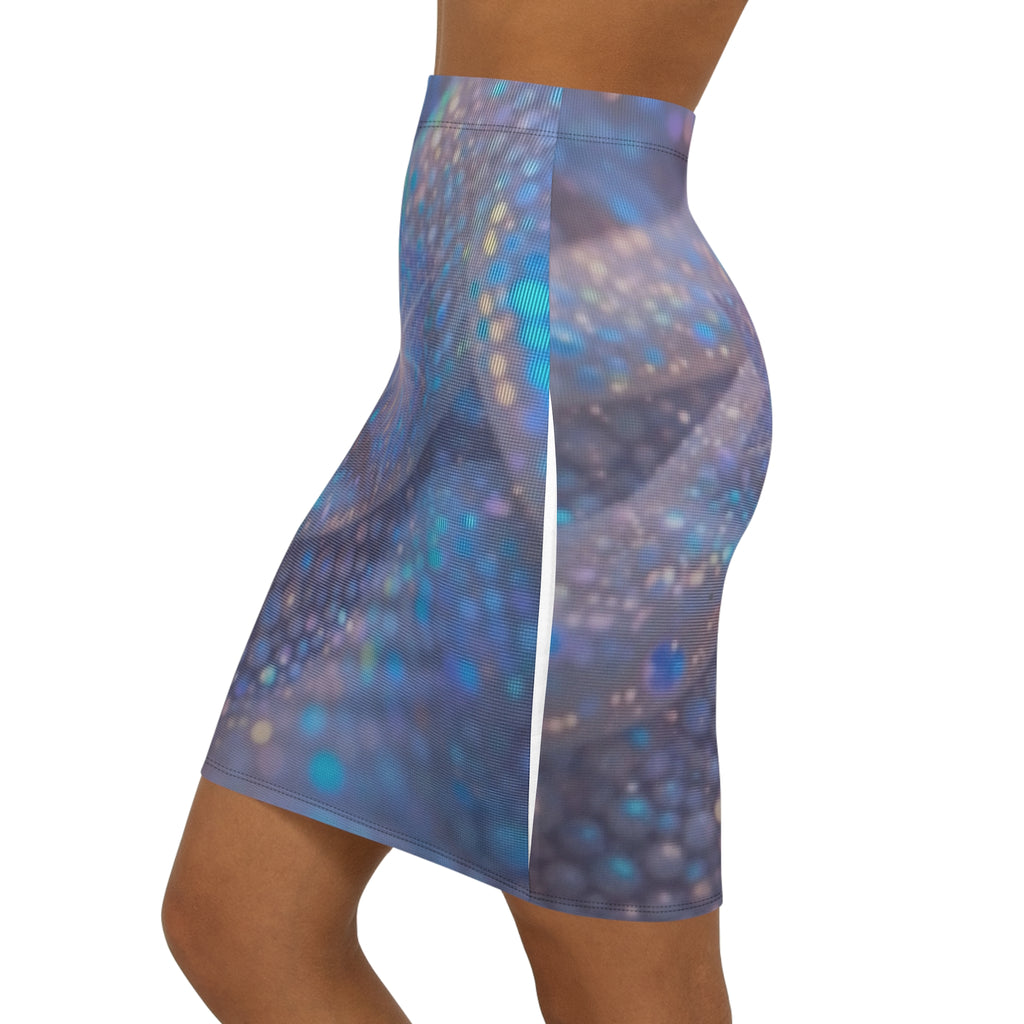 Women's Mid-Waist Pencil Skirt (AOP)