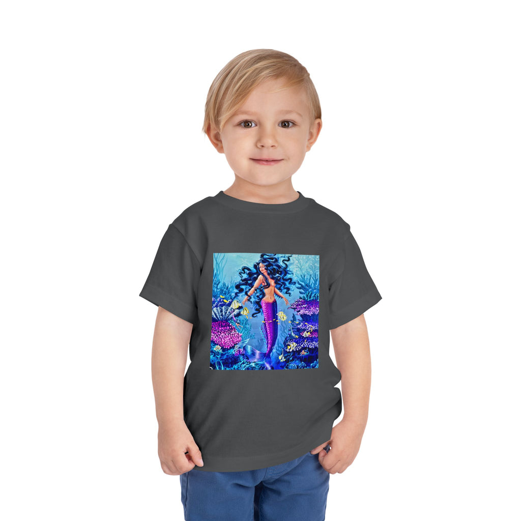 Mermaid Toddler Tee — Colorful Underwater Ocean Playtop