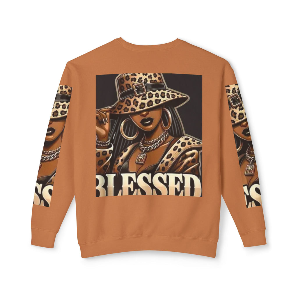 Blessed Leopard Femme Crewneck Sweatshirt