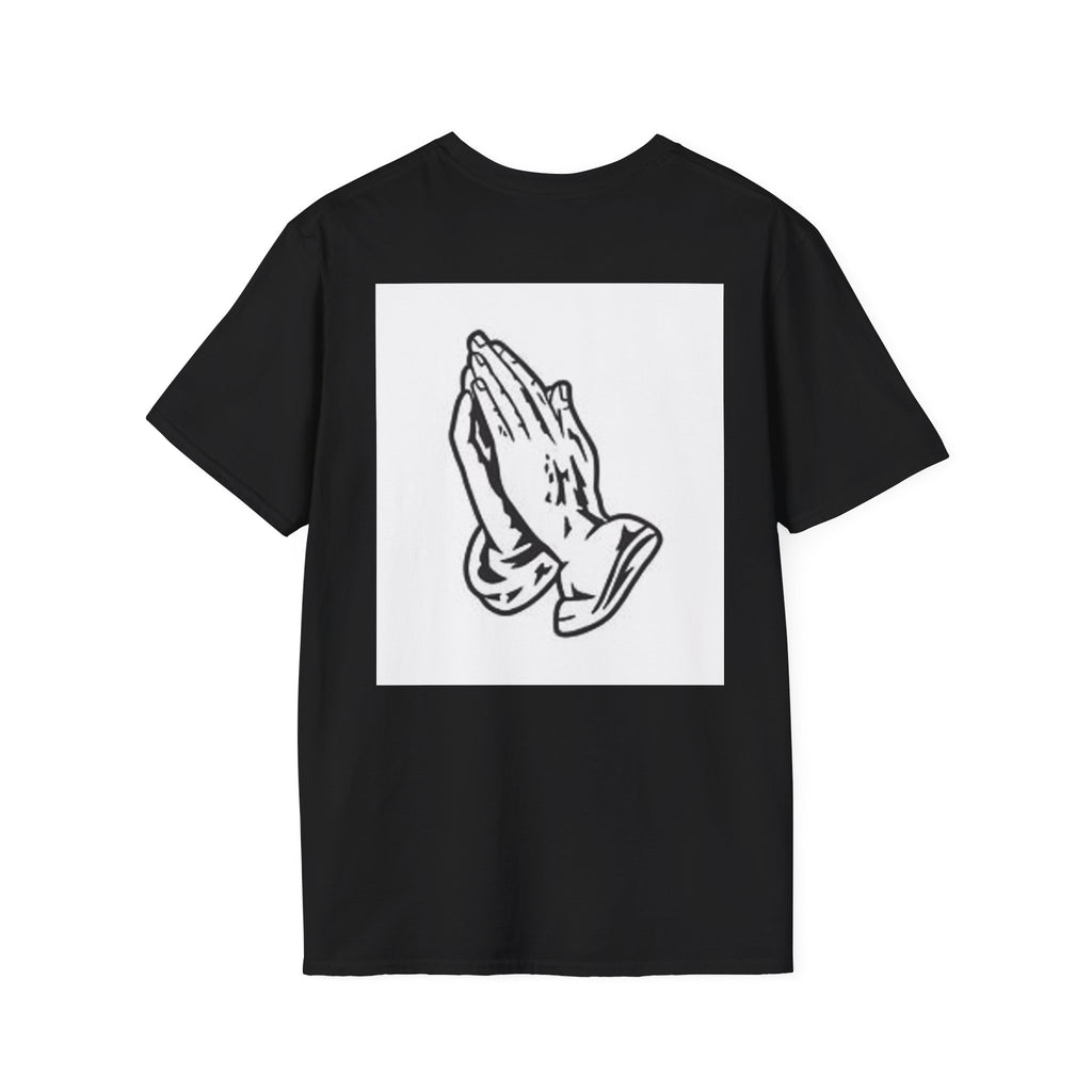 Praying Hands T-Shirt — Vintage Prayer Graphic Tee for Faith & Spiritual Style