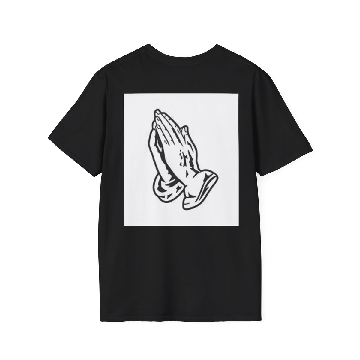 Praying Hands T-Shirt — Vintage Prayer Graphic Tee for Faith & Spiritual Style