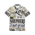 Psalm 23 Polo Shirt — "The Lord Is My Shepherd" All-Over Print Christian Polo