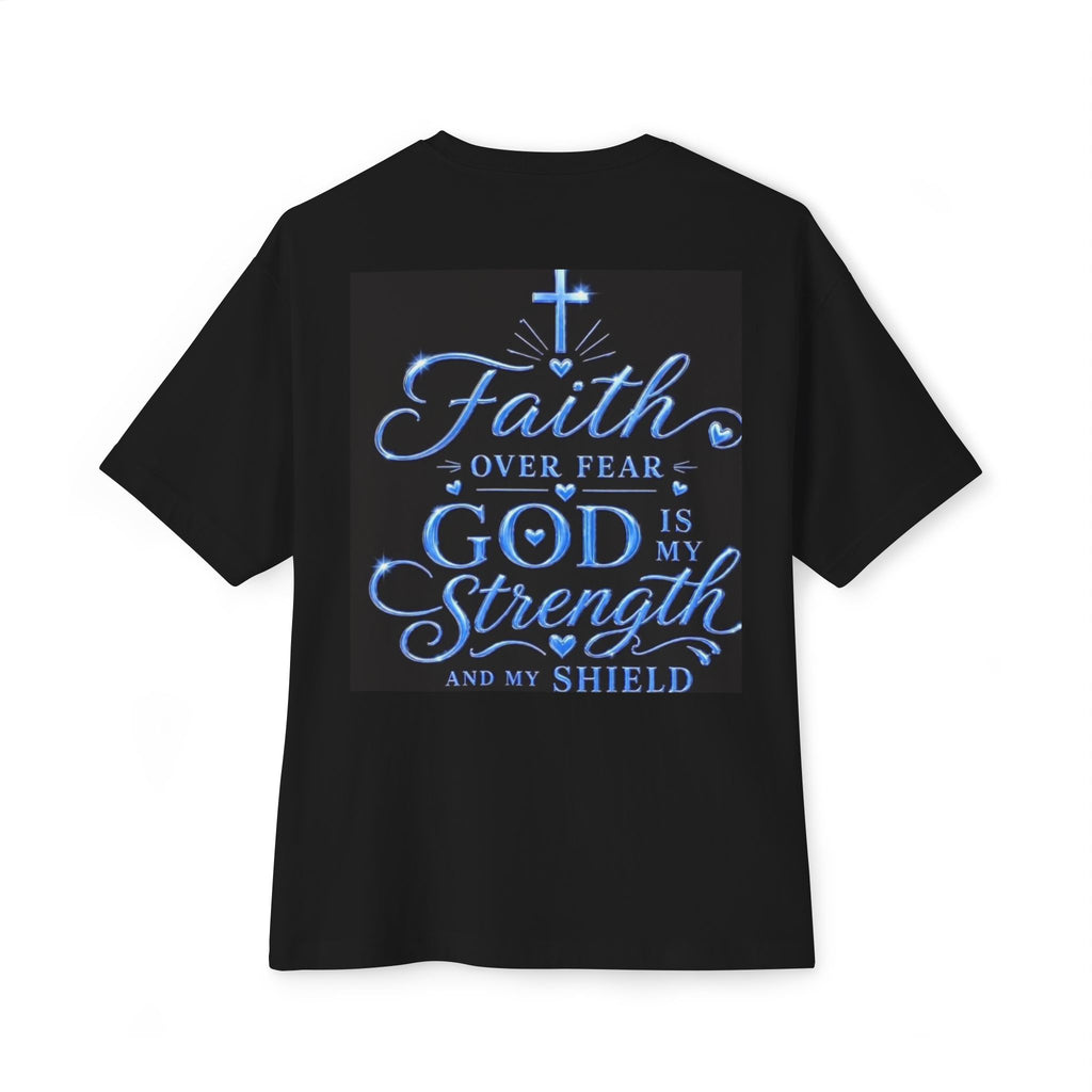 Faith Over Fear Tee — "God is My Strength" Christian T‑Shirt