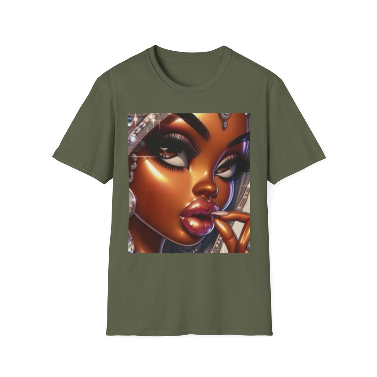 Afro Glam Portrait T-Shirt