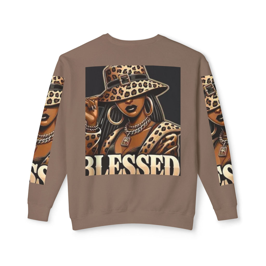 Blessed Leopard Femme Crewneck Sweatshirt