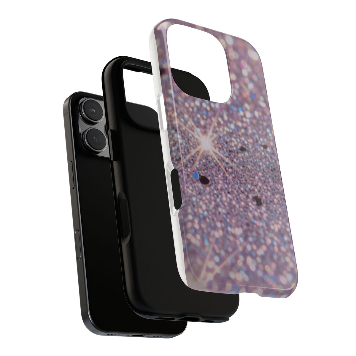 Sparkling Pink Glitter Tough Phone Case