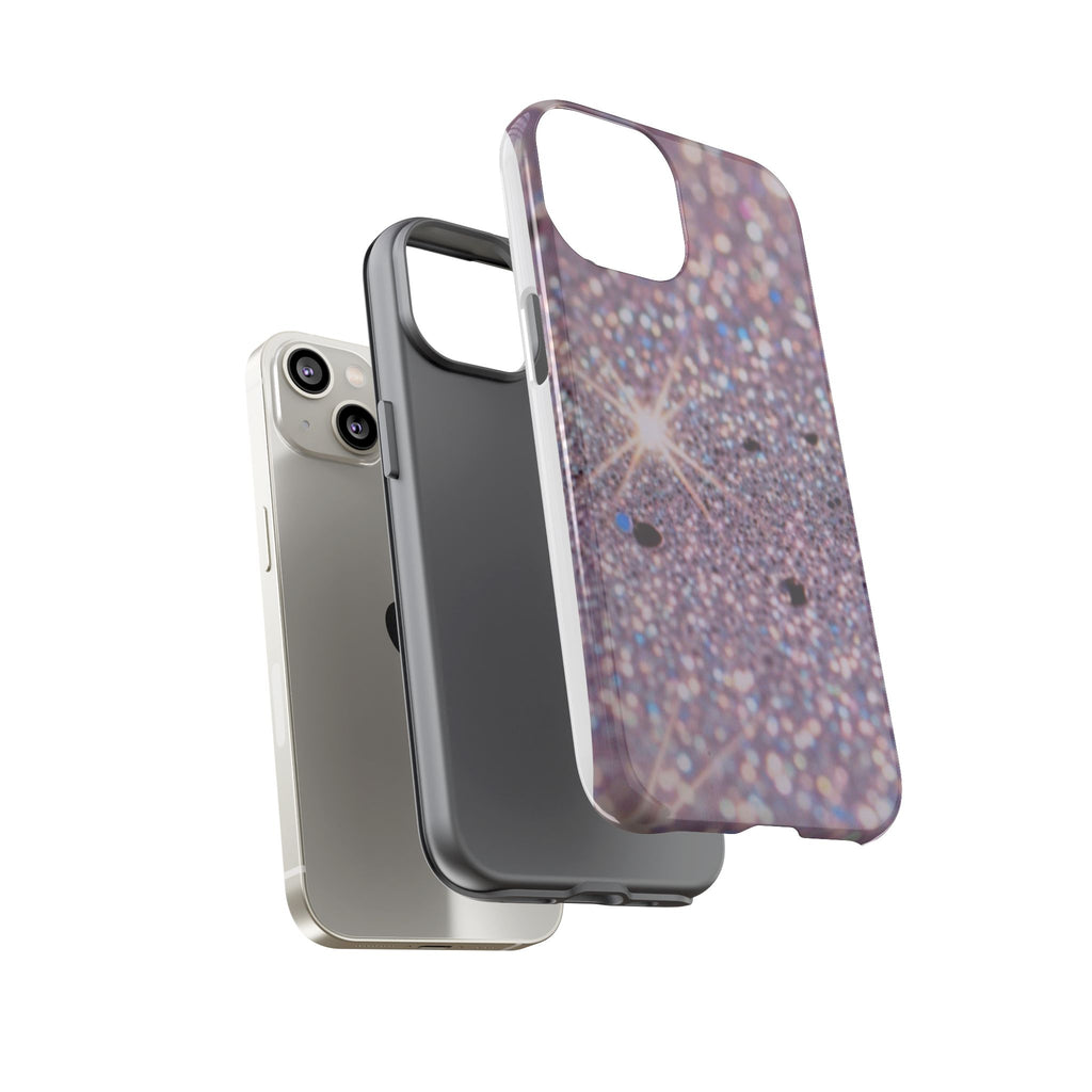 Sparkling Pink Glitter Tough Phone Case