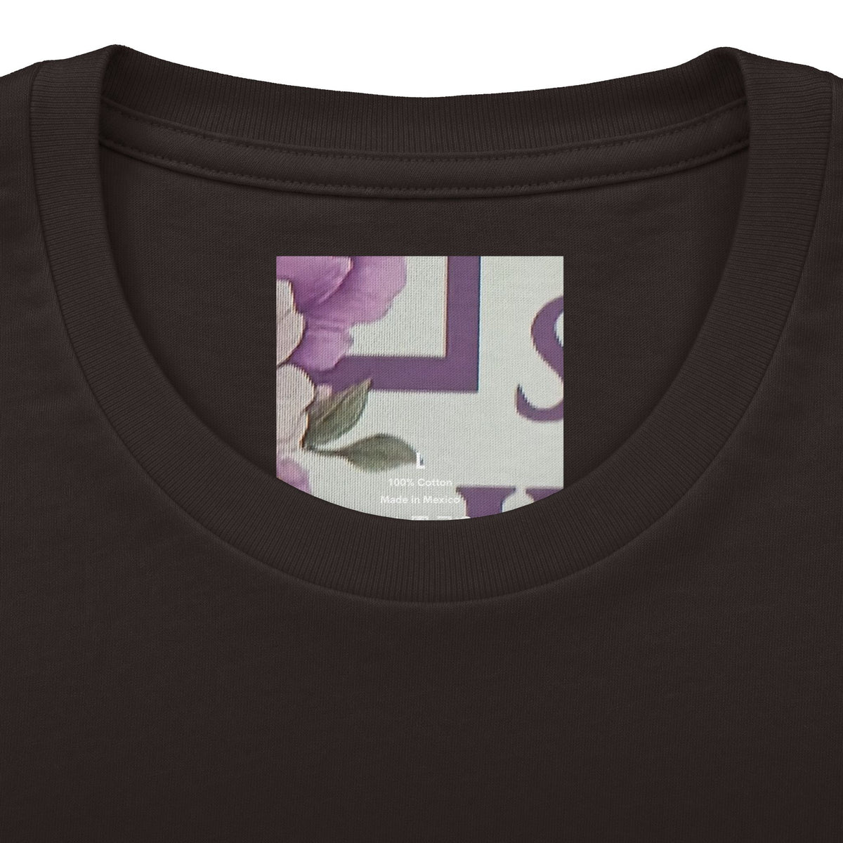Christian Tee — "Blessed by God, Saved by Jesus, Filled by the Spirit" Floral Cross
