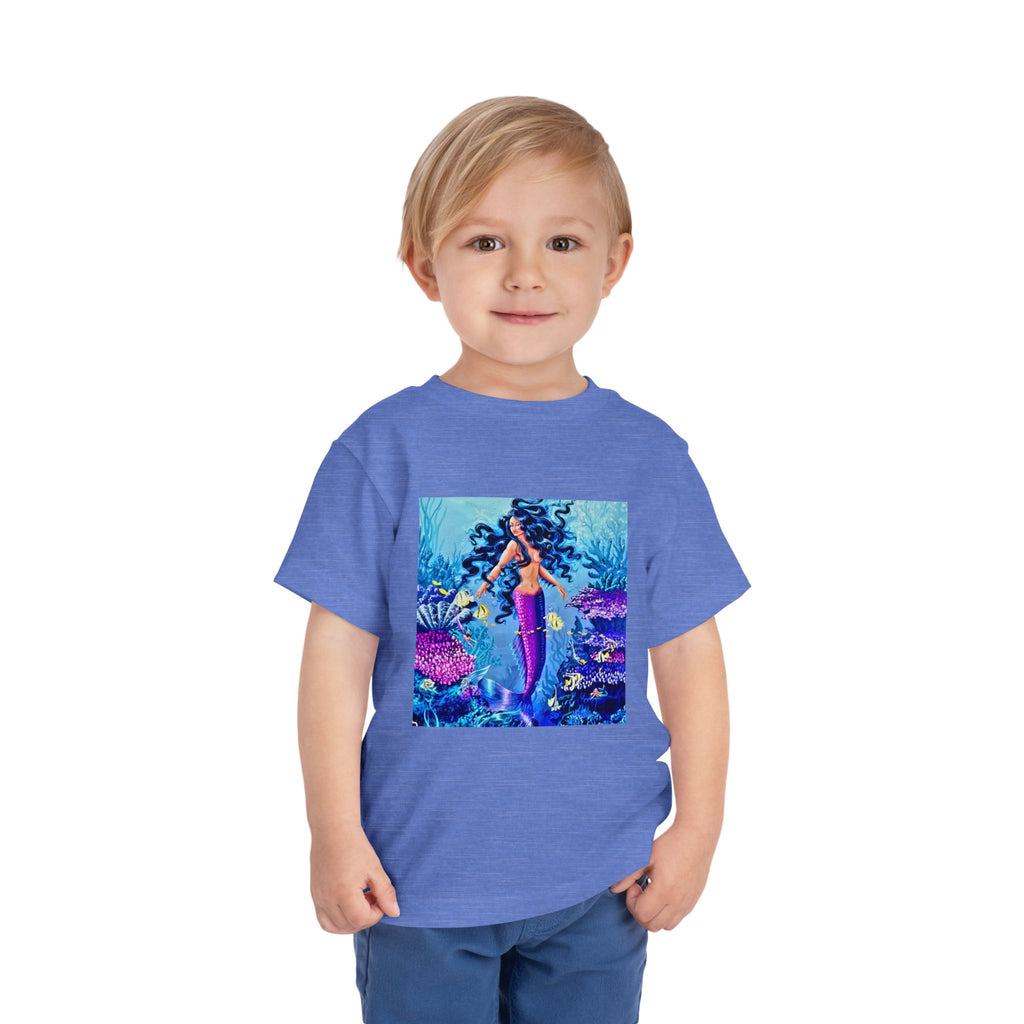 Mermaid Toddler Tee — Colorful Underwater Ocean Playtop