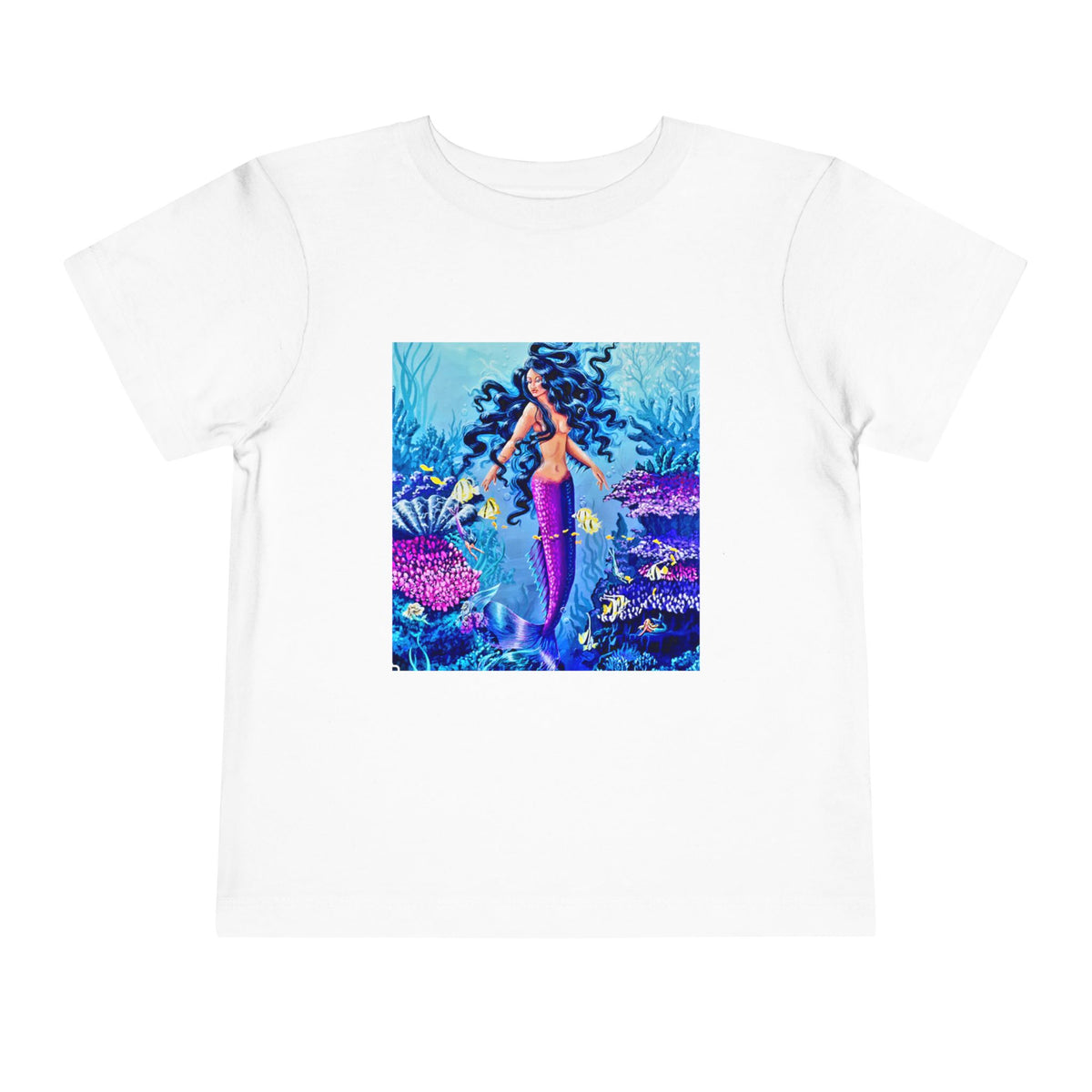 Mermaid Toddler Tee — Colorful Underwater Ocean Playtop