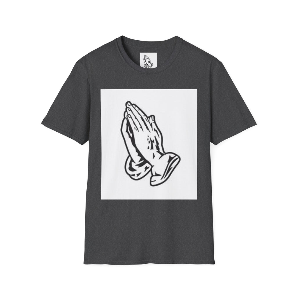 Praying Hands T-Shirt — Vintage Prayer Graphic Tee for Faith & Spiritual Style