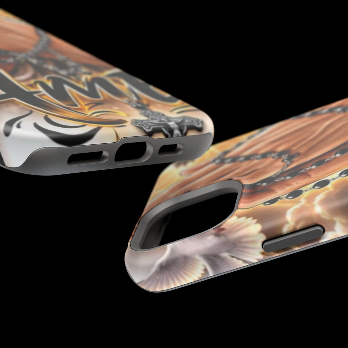 Praying Hands Rosary Magnetic Impact Phone Case