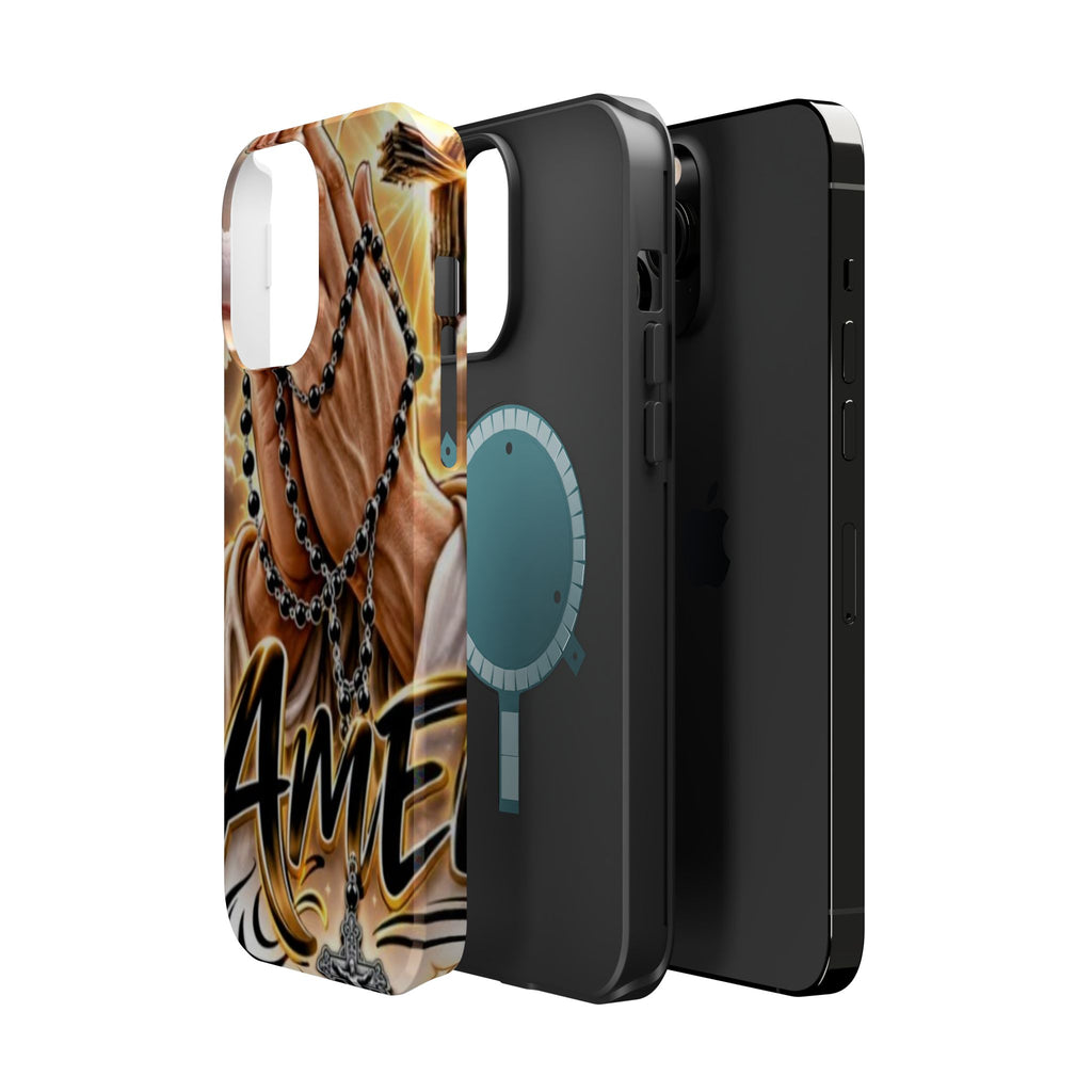 Praying Hands Rosary Magnetic Impact Phone Case