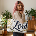 Religious Floral Weekender Bag — 'Lord' Psalm 23:1 Inspirational Travel Tote