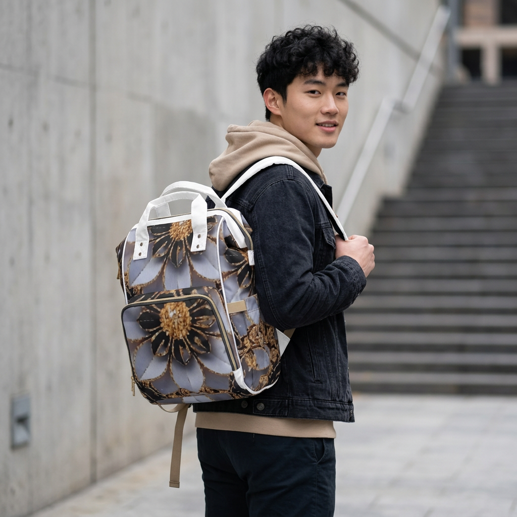 Multifunctional Diaper Backpack