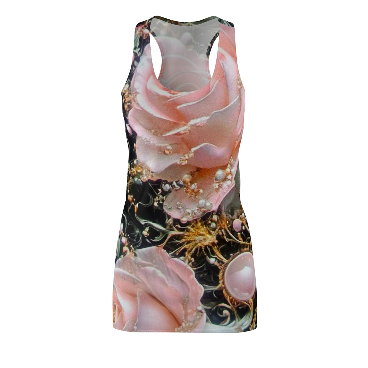 Women's Cut & Sew Racerback Dress (AOP)