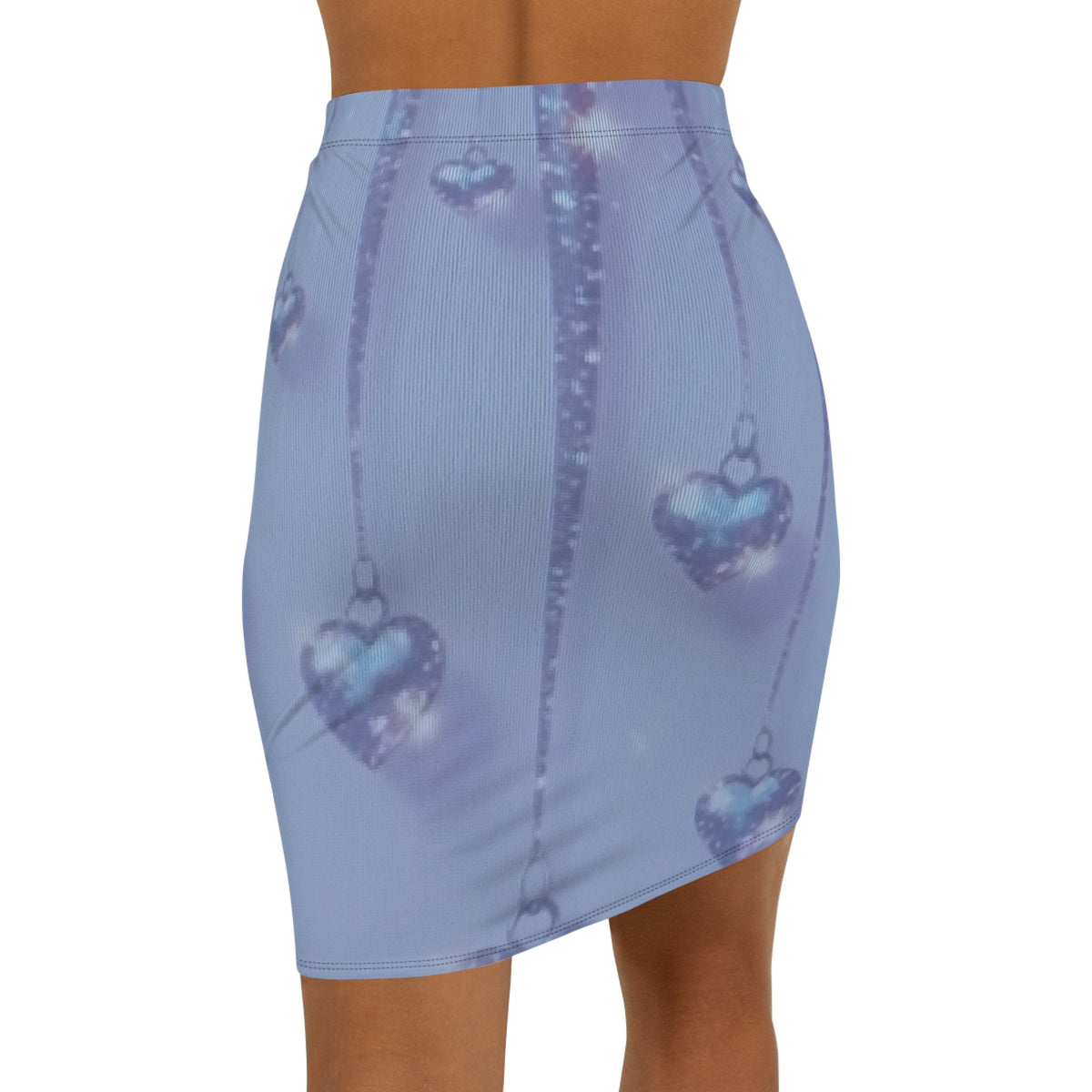 Women's Mid-Waist Pencil Skirt (AOP)