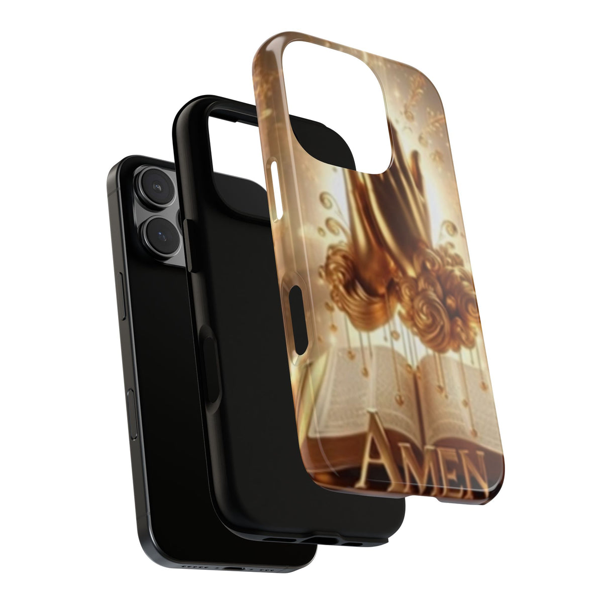 Prayer Hands 'Amen' Phone Case - Religious Christian iPhone Case