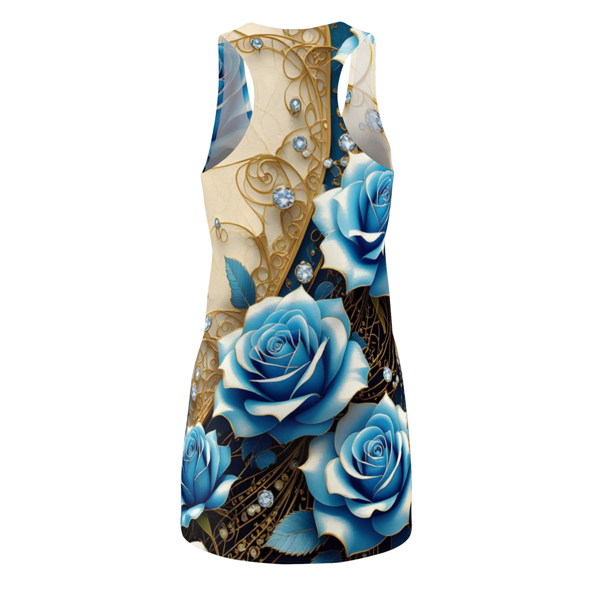 Women's Cut & Sew Racerback Dress (AOP)