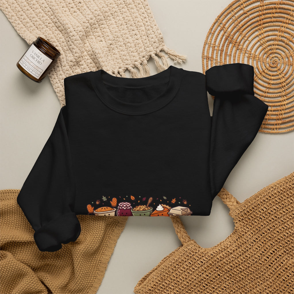 Friendsgiving Crew Sweatshirt | Thanksgiving Turkey Pumpkin Pie Fall Foliage