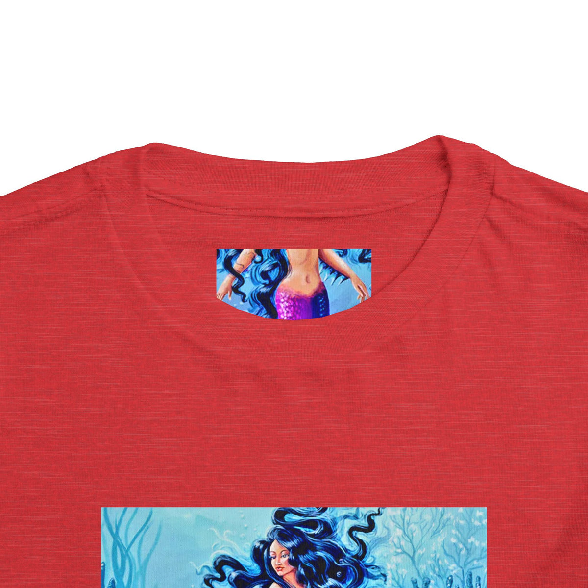 Mermaid Toddler Tee — Colorful Underwater Ocean Playtop