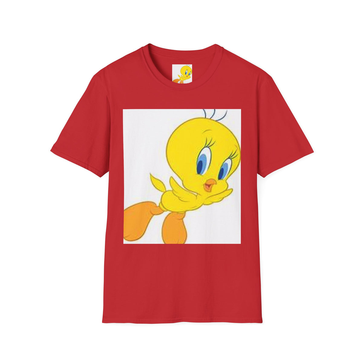 Cartoon Yellow Bird T-Shirt — Cute Tweety Graphic Tee