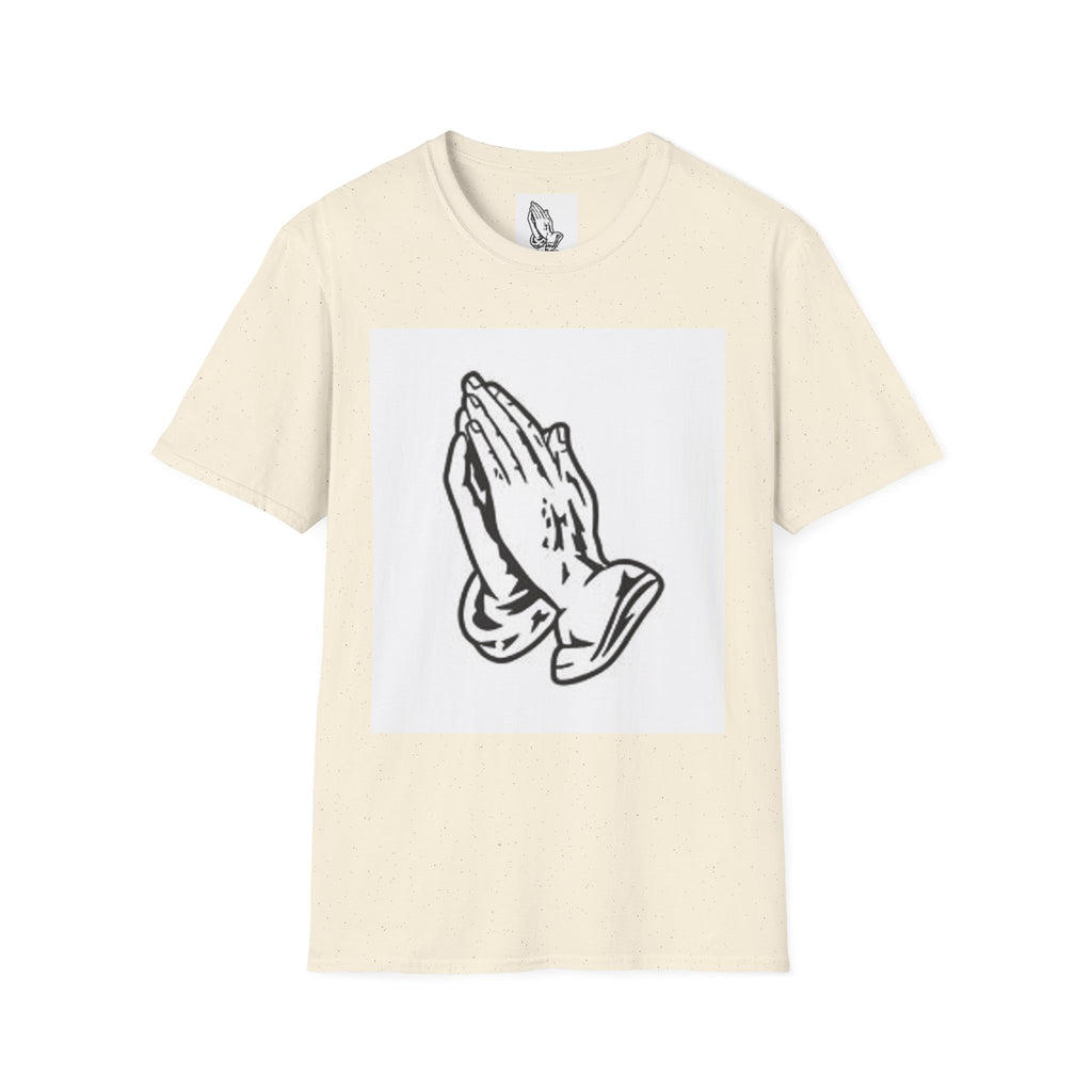 Praying Hands T-Shirt — Vintage Prayer Graphic Tee for Faith & Spiritual Style