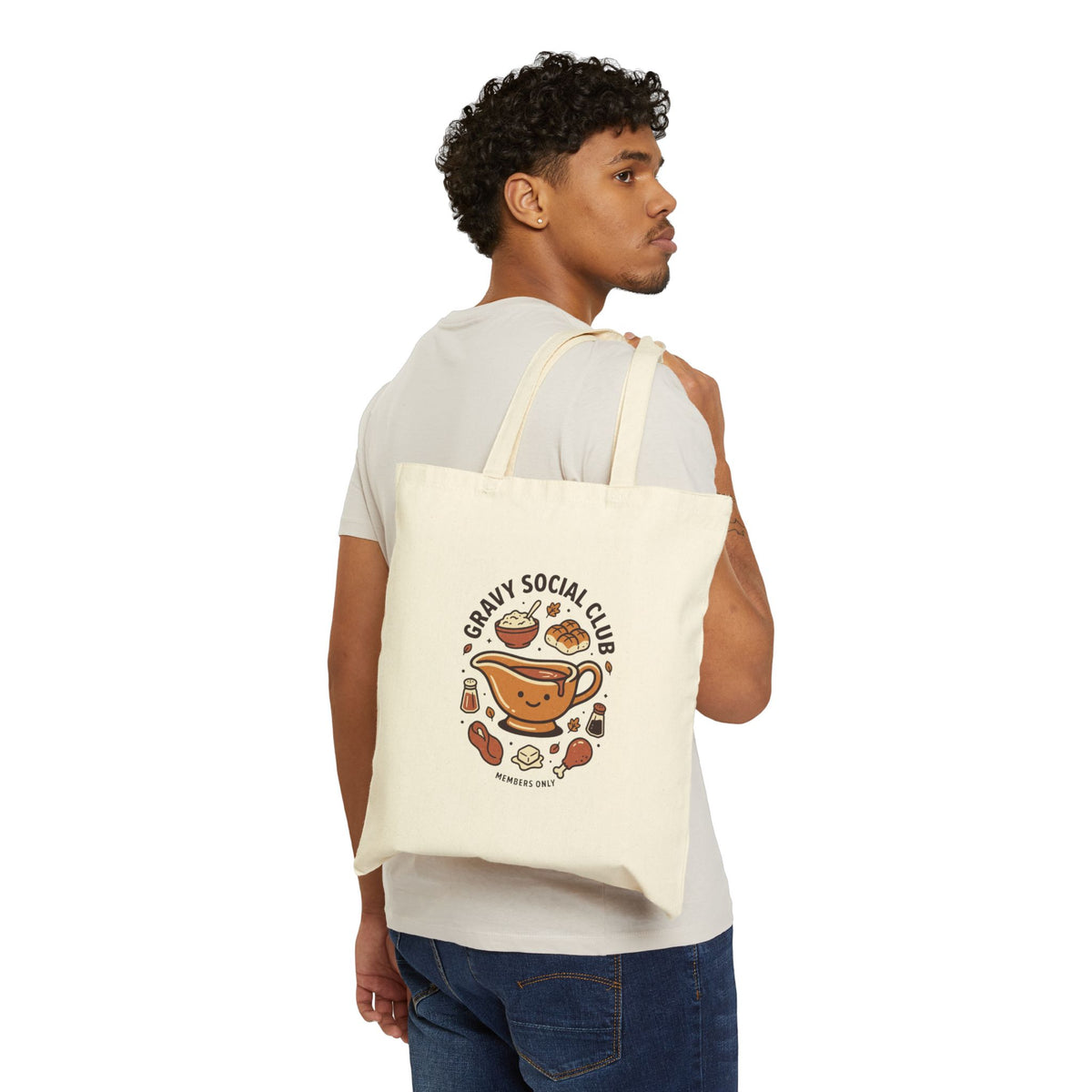 Gravy Social Club Tote | Thanksgiving, Harvest Illustration