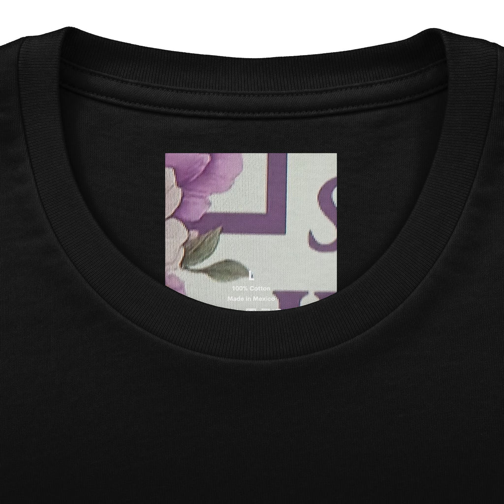 Christian Tee — "Blessed by God, Saved by Jesus, Filled by the Spirit" Floral Cross