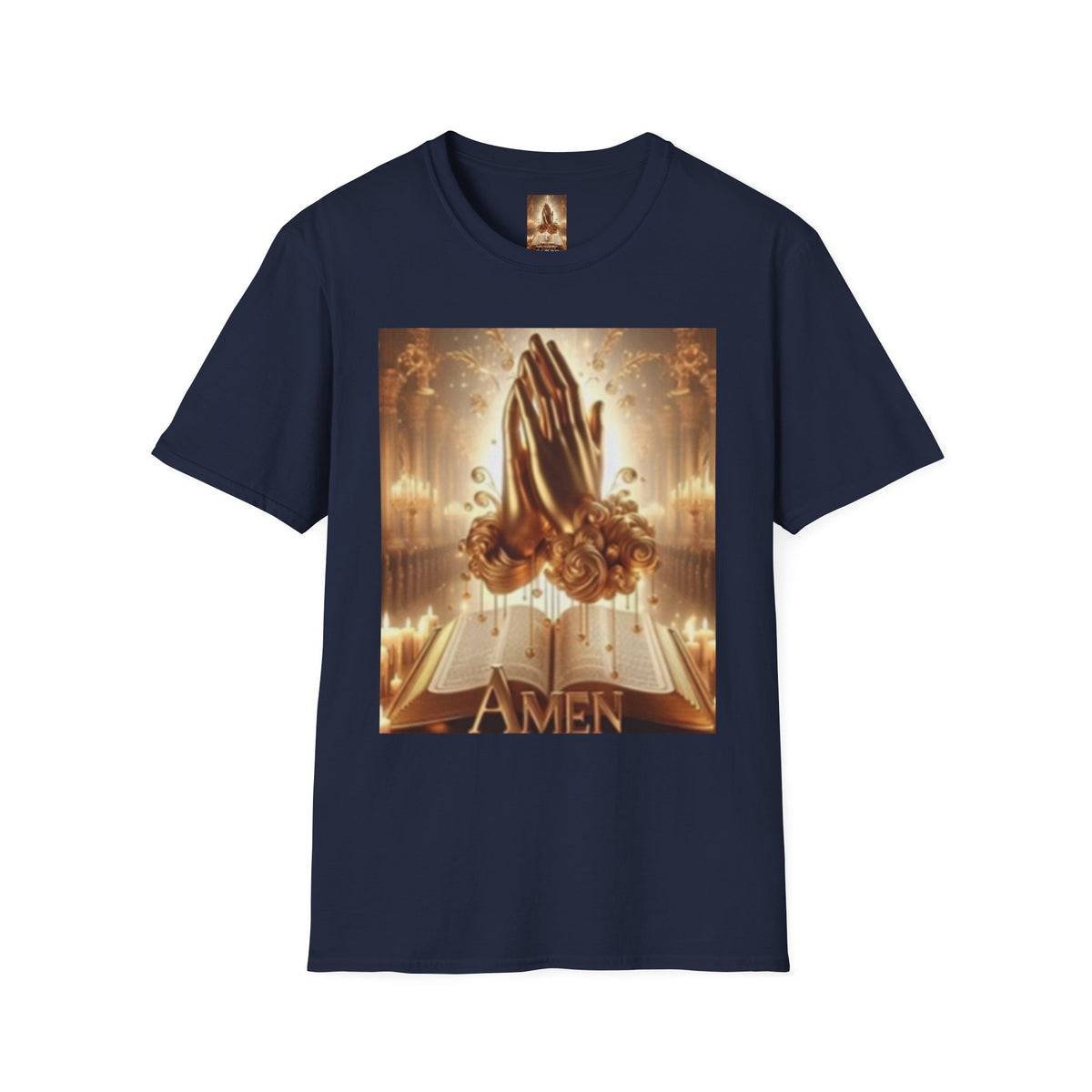 Prayer Hands T‑Shirt – "Amen" Spiritual Faith Tee