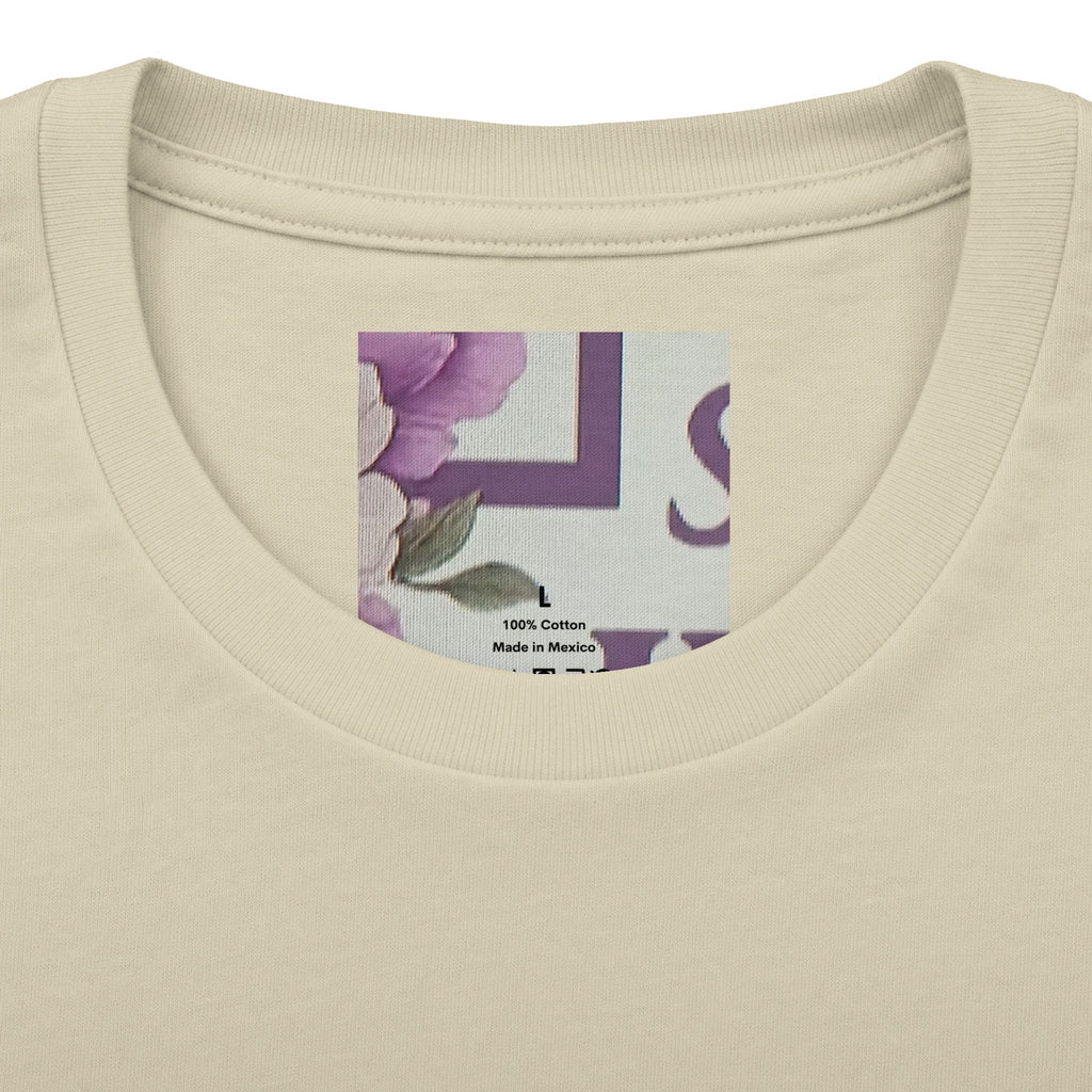Christian Tee — "Blessed by God, Saved by Jesus, Filled by the Spirit" Floral Cross