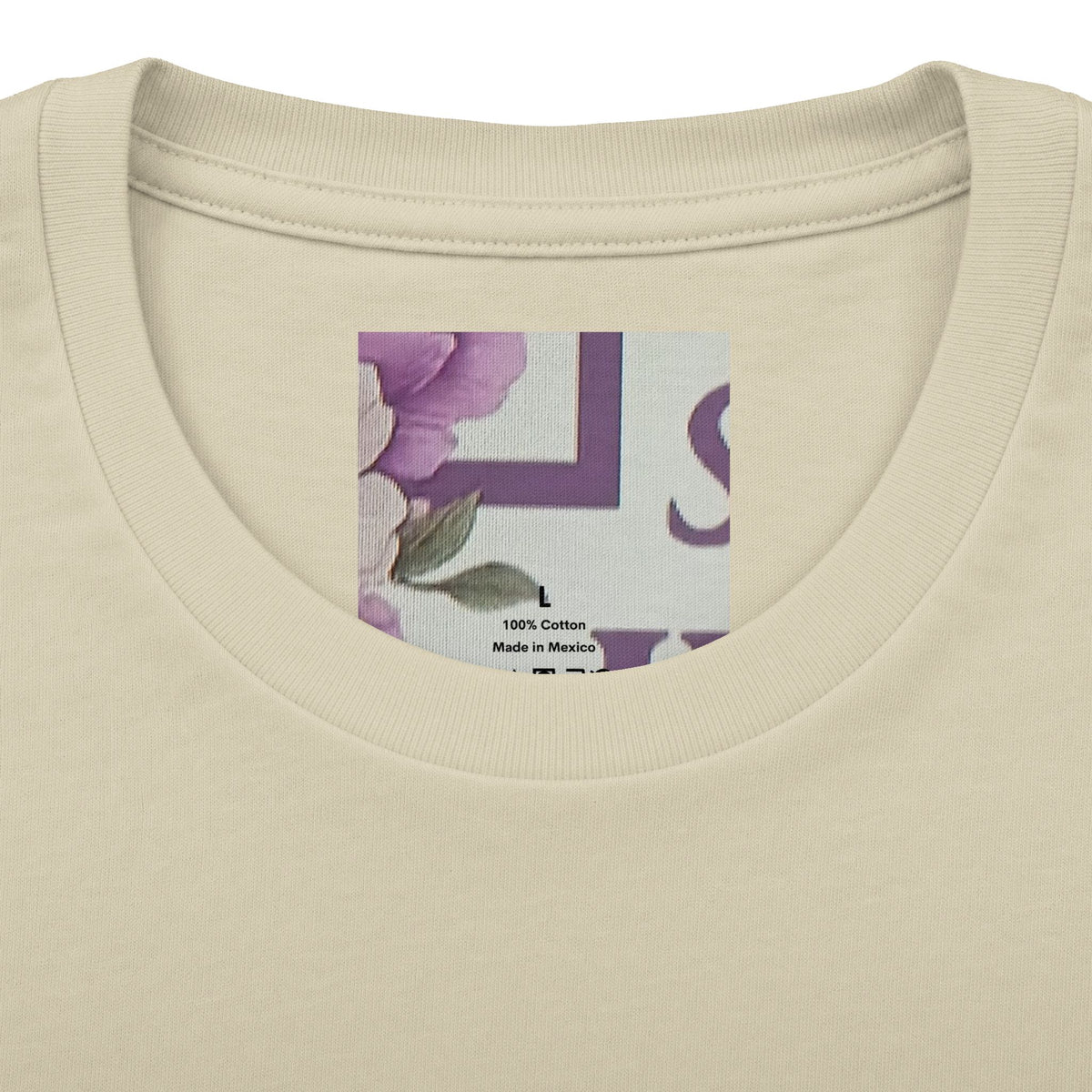 Christian Tee — "Blessed by God, Saved by Jesus, Filled by the Spirit" Floral Cross