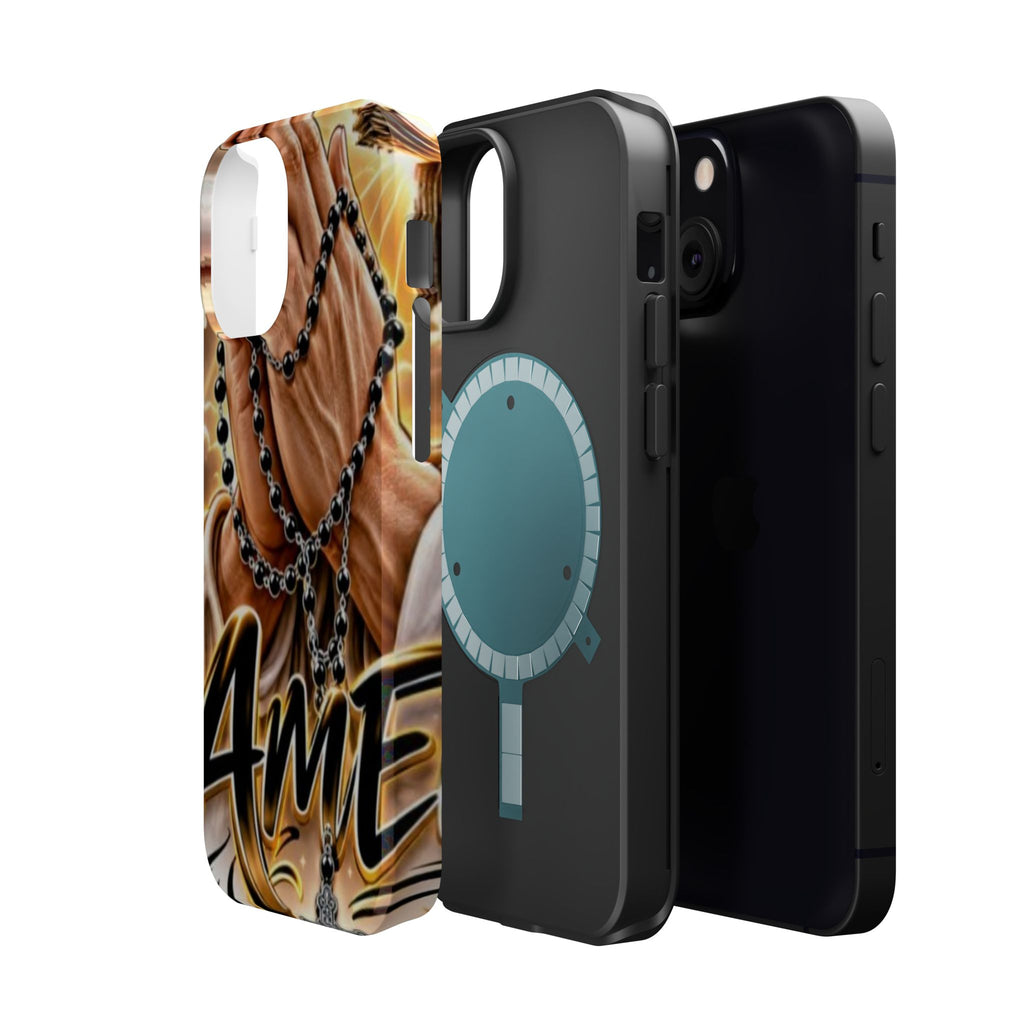 Praying Hands Rosary Magnetic Impact Phone Case
